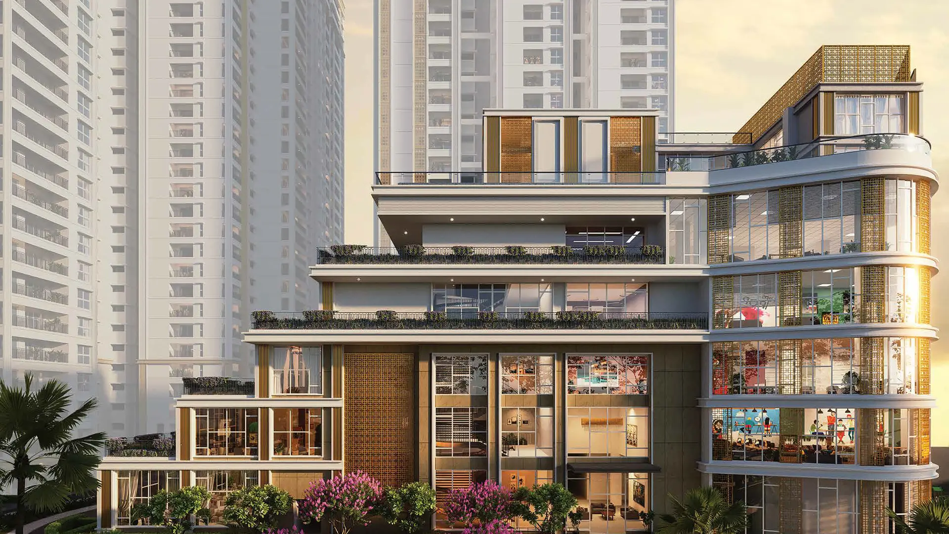72,000 SFT Brooklyn-Themed Clubhouse at Godrej Kukatpally